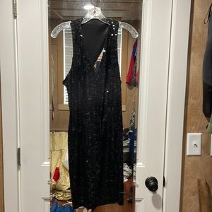 Vintage Black sequin cocktail dress